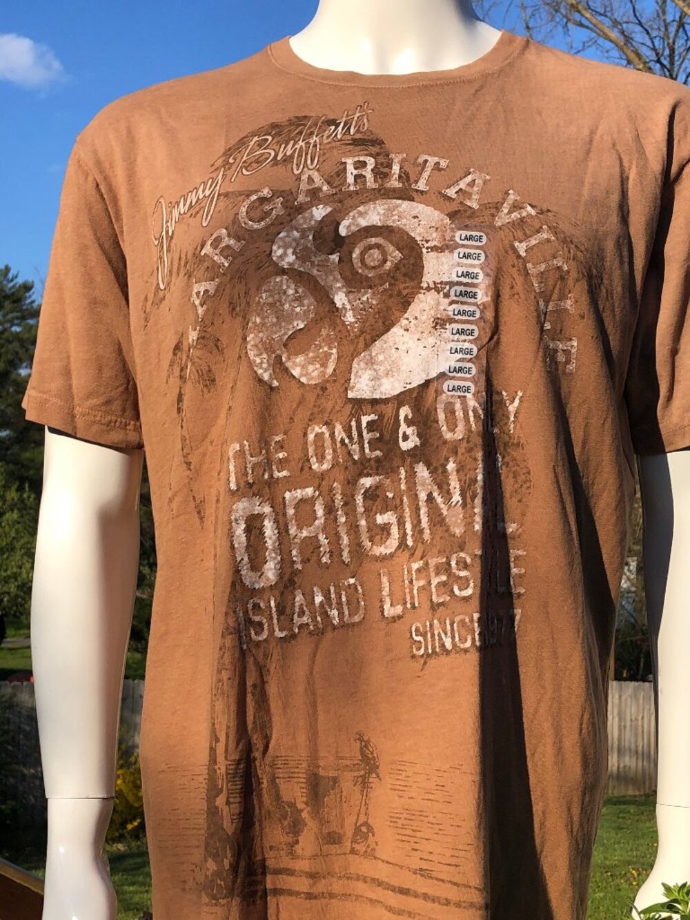 Jimmy Buffett's Margaritaville The One and Only Island Lifestyle Mens L T Shirt